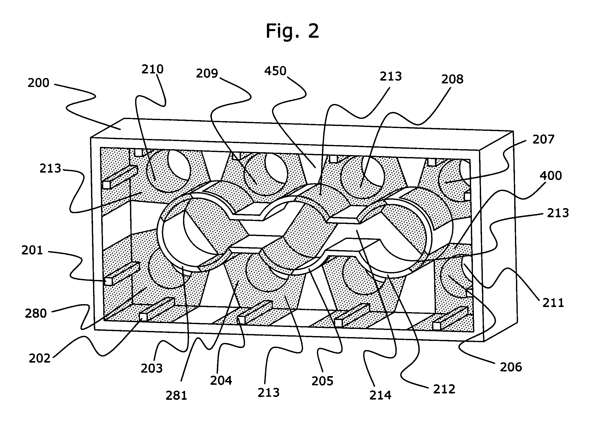 Stackable electonic blocks and a method for stacking the same