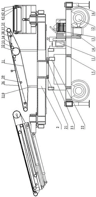 Telescopic belt conveying two-way loading/unloading machine