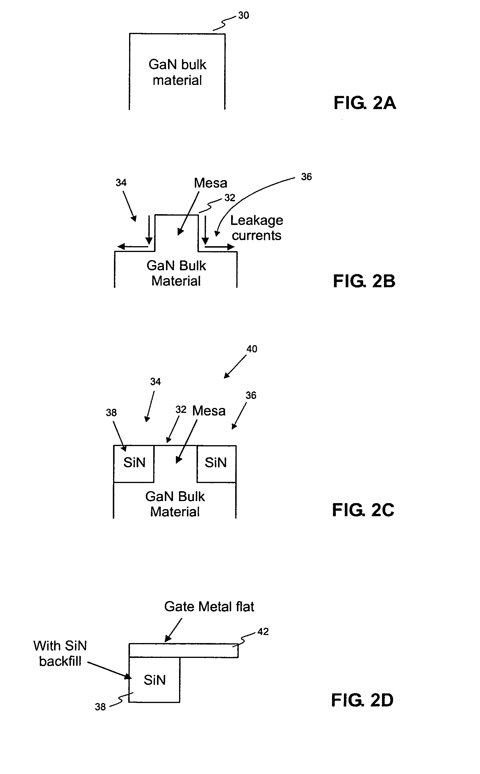 Leakage barrier for GaN based HEMT active device