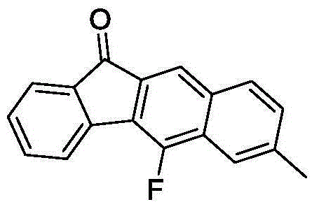 Method for synthesizing fluorofluorenone compound