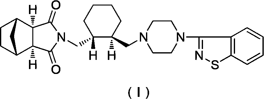 Preparation method of antipsychotic drug lurasidone