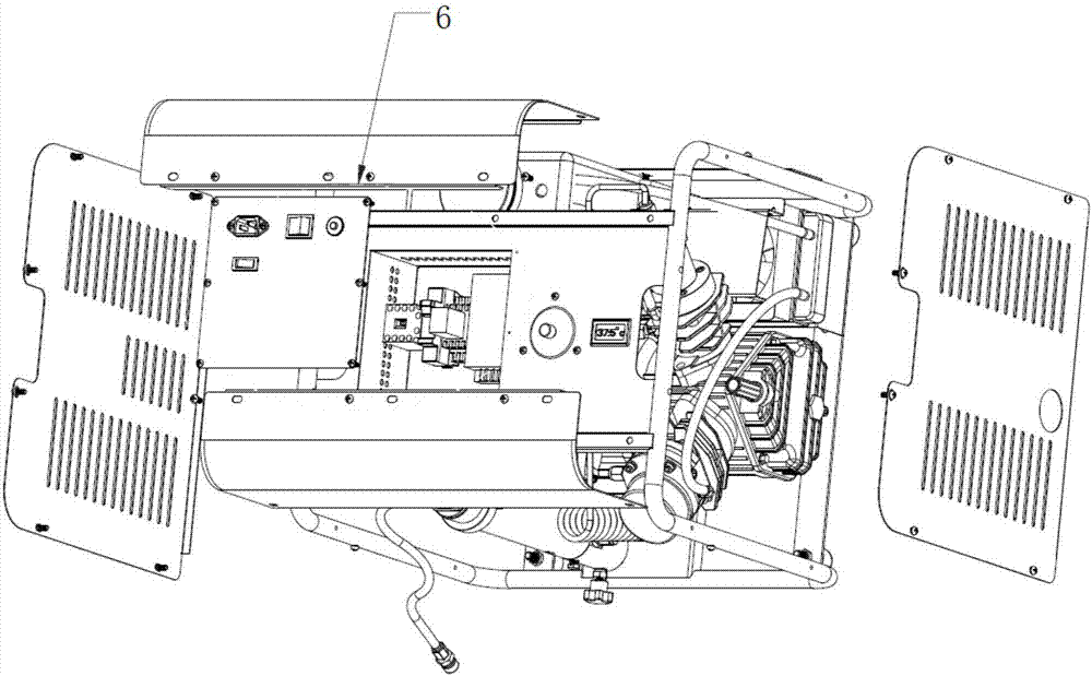 Two-stage compression water-cooling air compressor