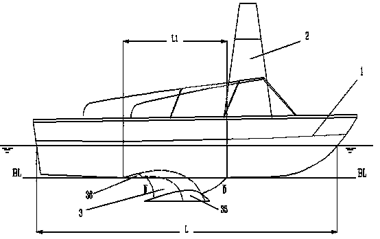 Water-surface monomer unmanned wing planing boat with two hydraulic propellers