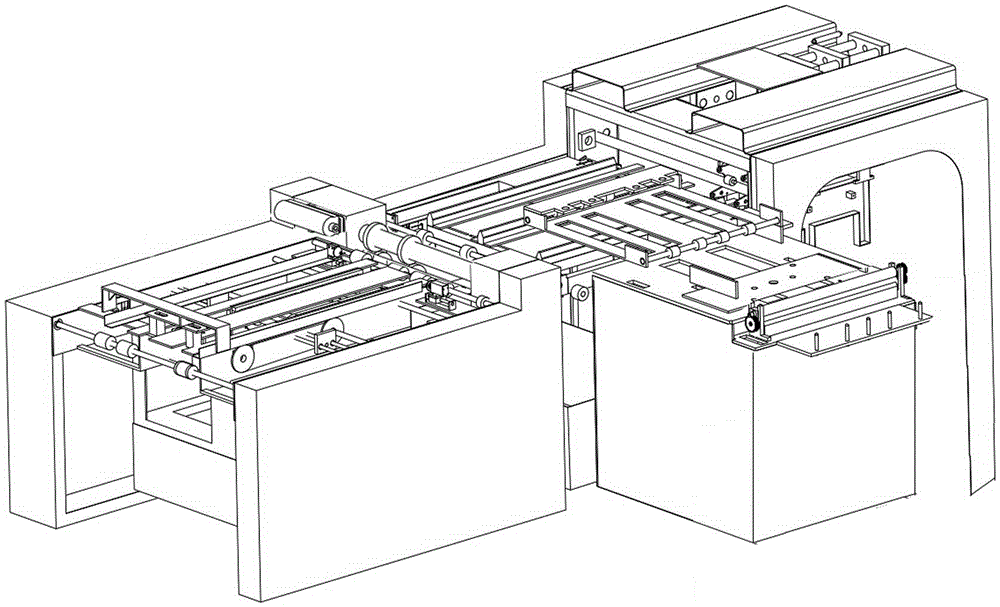 Metal sheet automatic cutting production line