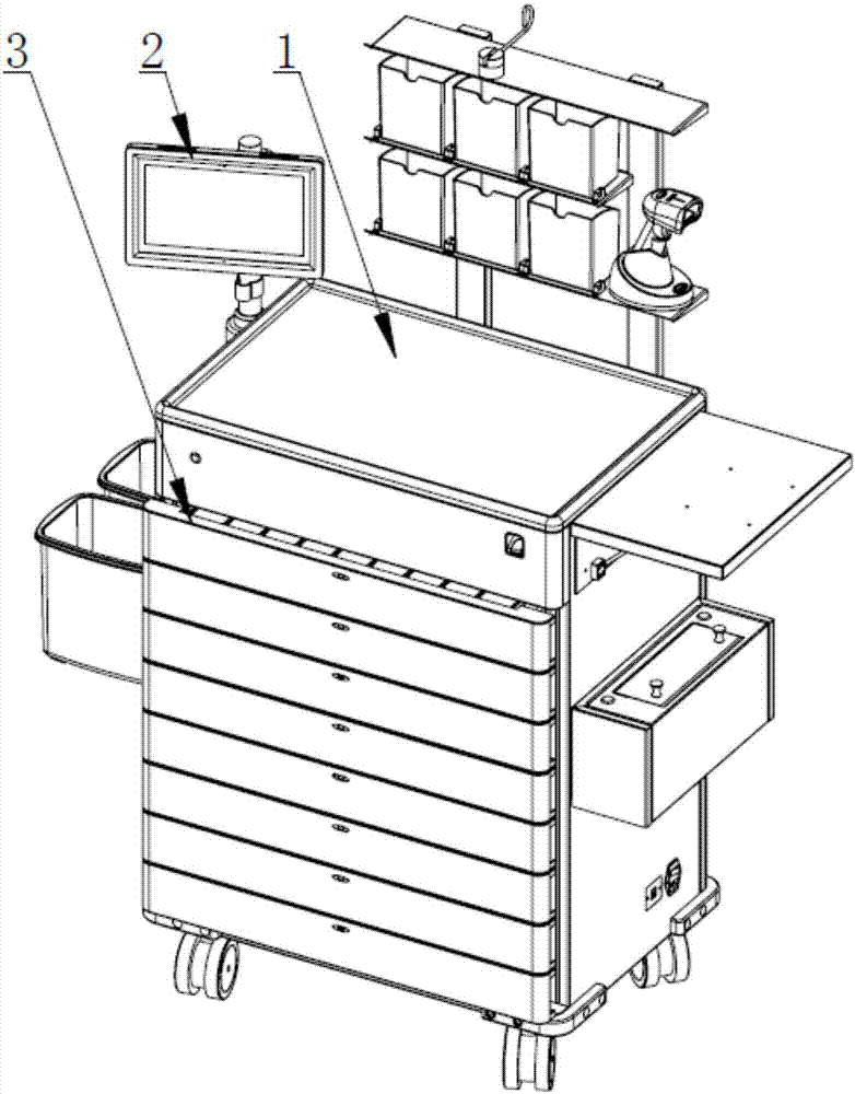 Medicine management system capable of fingerprint reinspection