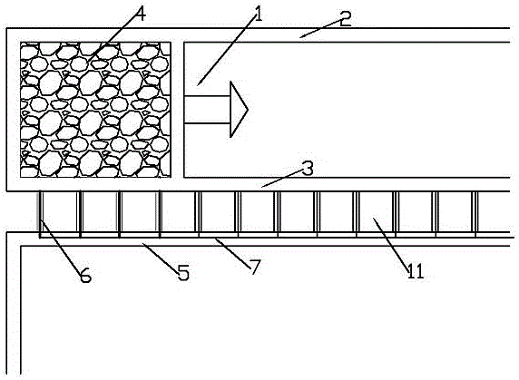 Super-large-diameter coal seam drilling pipe insertion goaf gas extraction technology