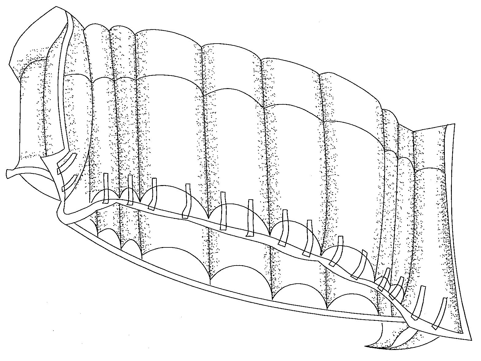 Air Packaging Device Product and Method for Forming the Product