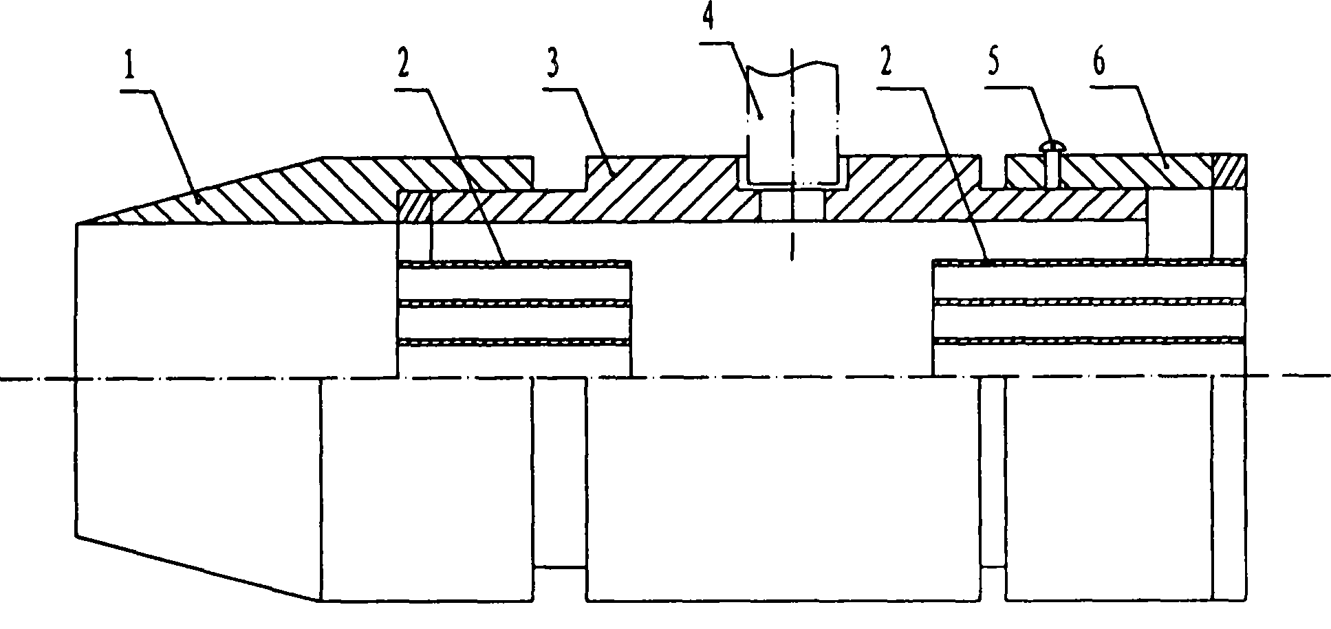 Microwave sensor used for detecting steam humidity