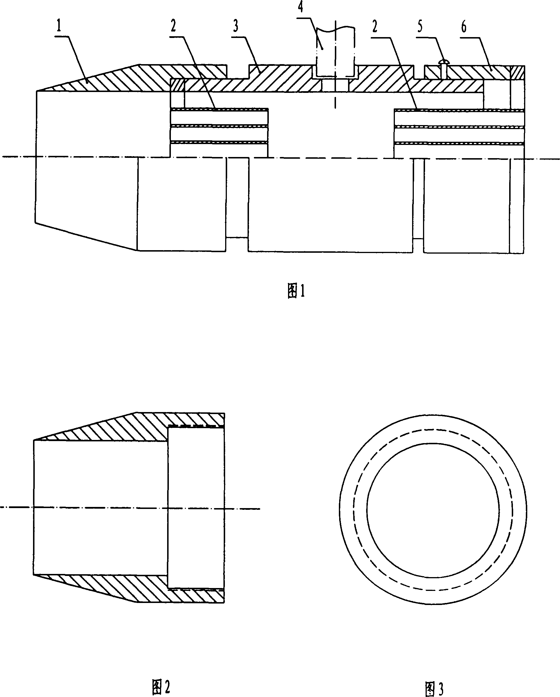 Microwave sensor used for detecting steam humidity