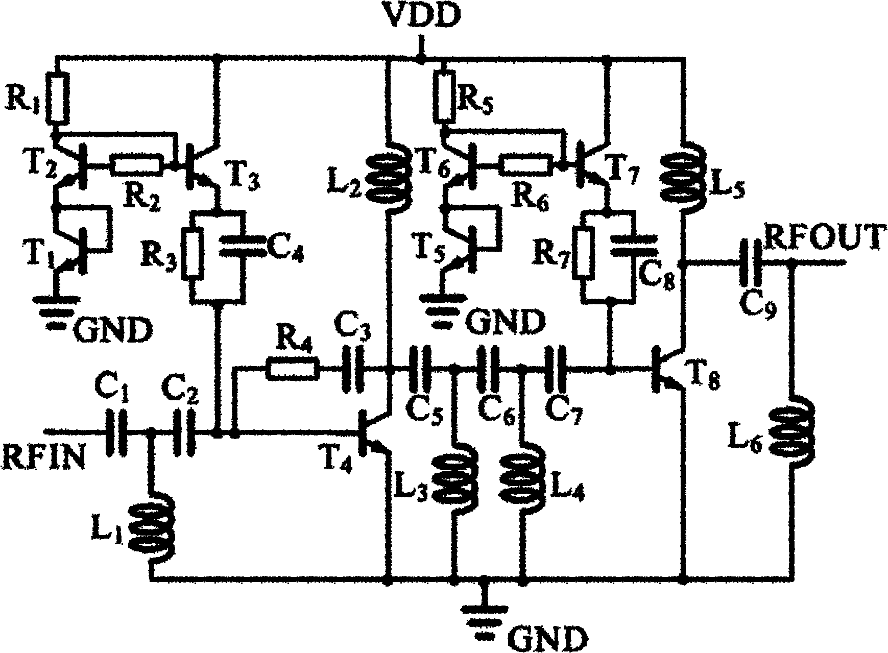 SiGe bipolar complementary metal oxide semiconductor (BiCMOS) radio-frequency power amplifier