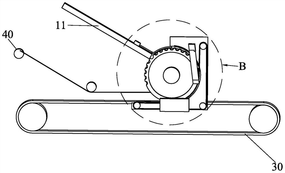 Electronic components typesetting machine