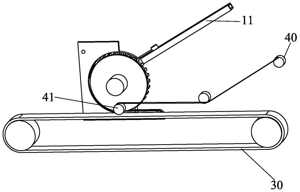 Electronic components typesetting machine