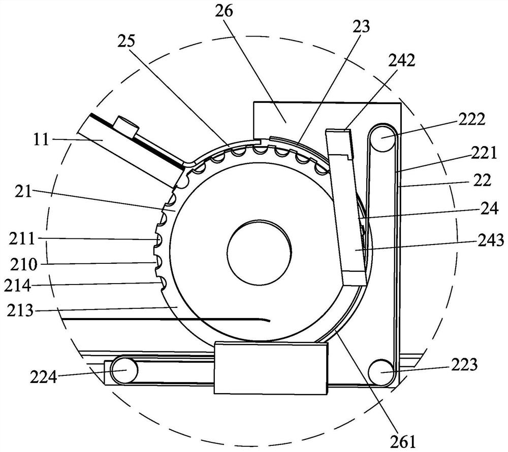 Electronic components typesetting machine