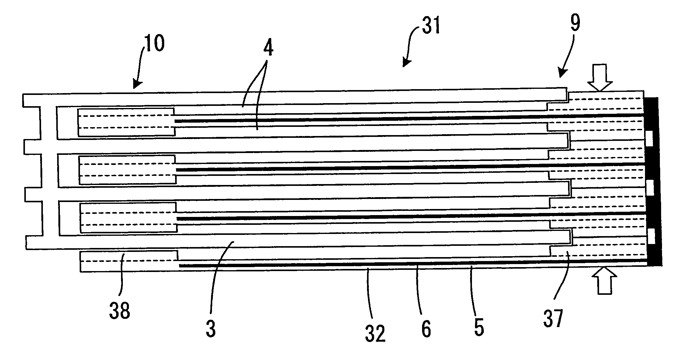 Plasma generating electrode and plasma reactor