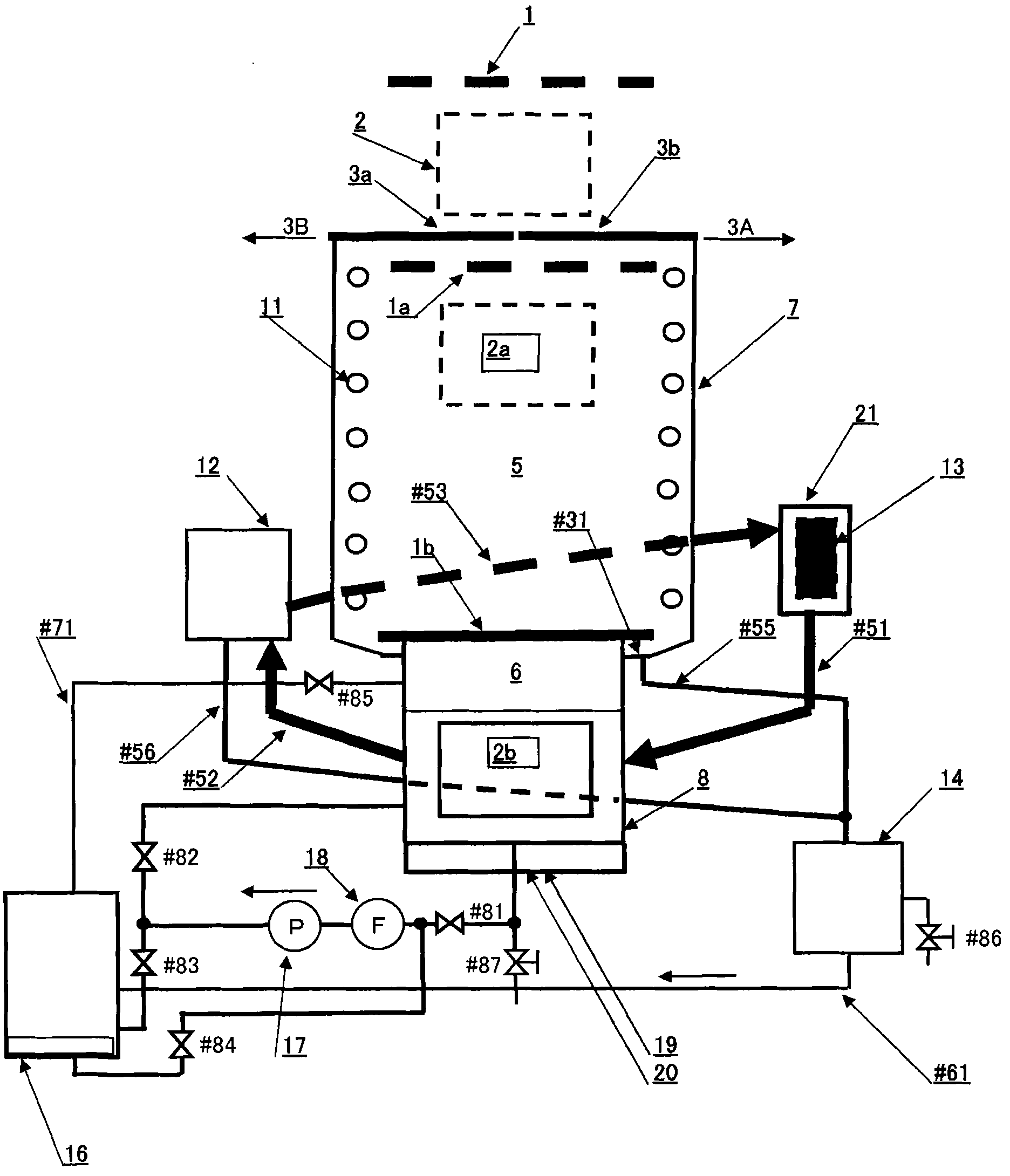 Closed type drying device