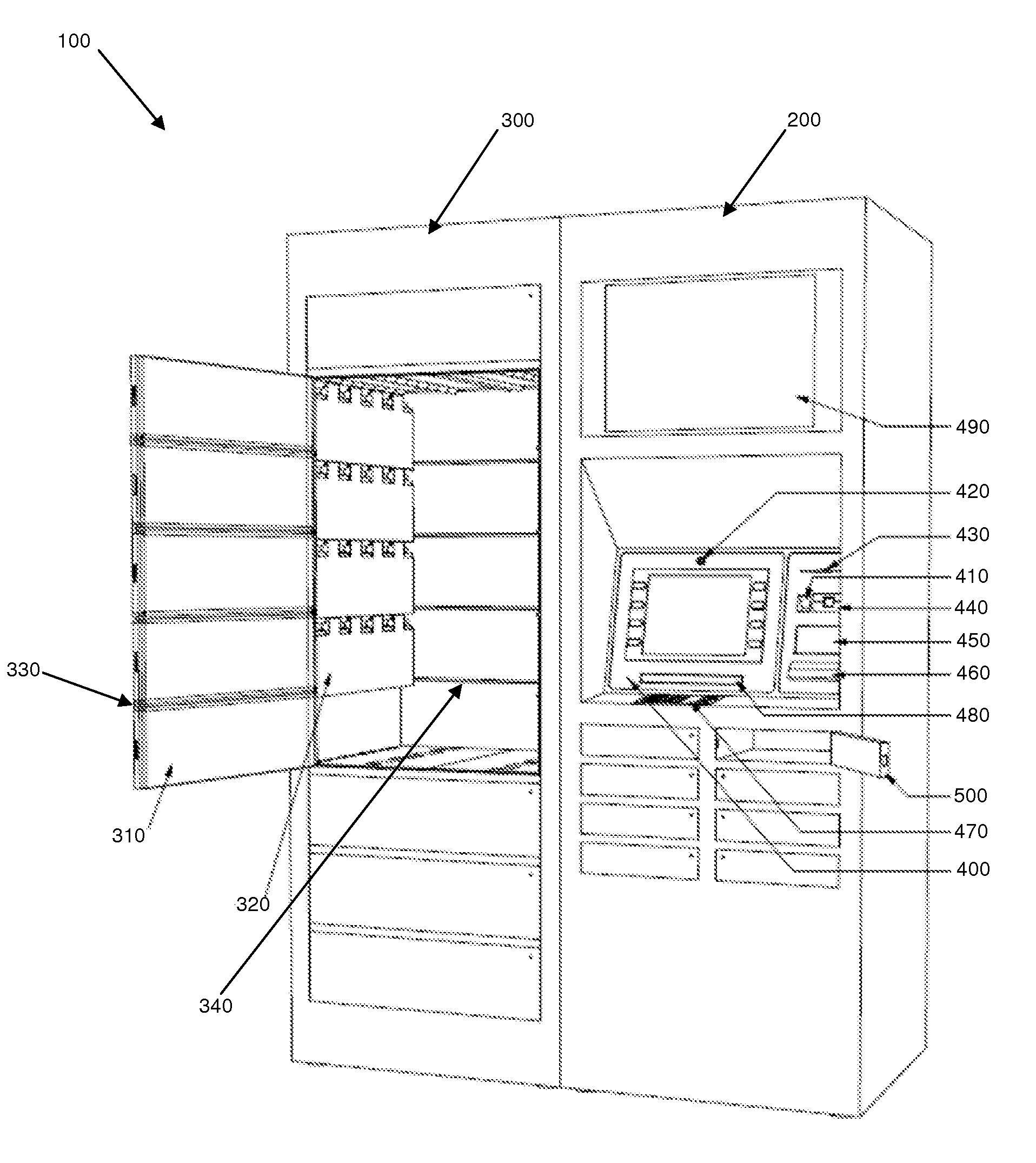 Automated article delivery and collecting machine