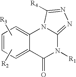 1-alkyl or 1-cycloalkyltriazolo[4,3-a]quinazolin-5-ones as phosphodiesterase inhibitors