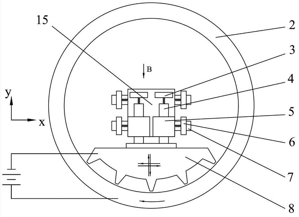 Discrete Suspended Cathode Electrochemical Machining Device