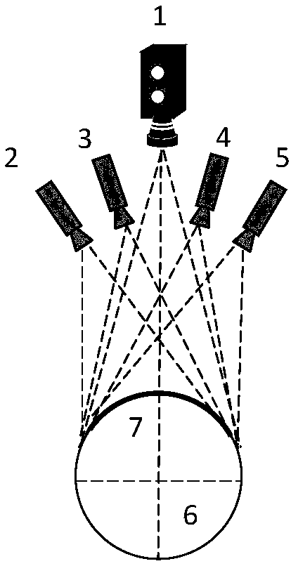 Rod and wire surface defect online detection device and method