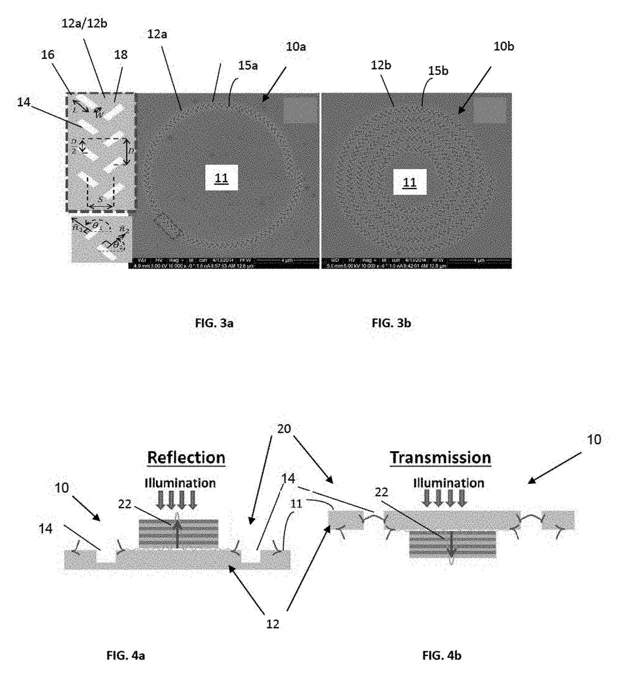 Plasmonic lens having a surface pattern providing linear-polarization-independent plasmonic focusing and circular polarization dependent plasmonic focusing