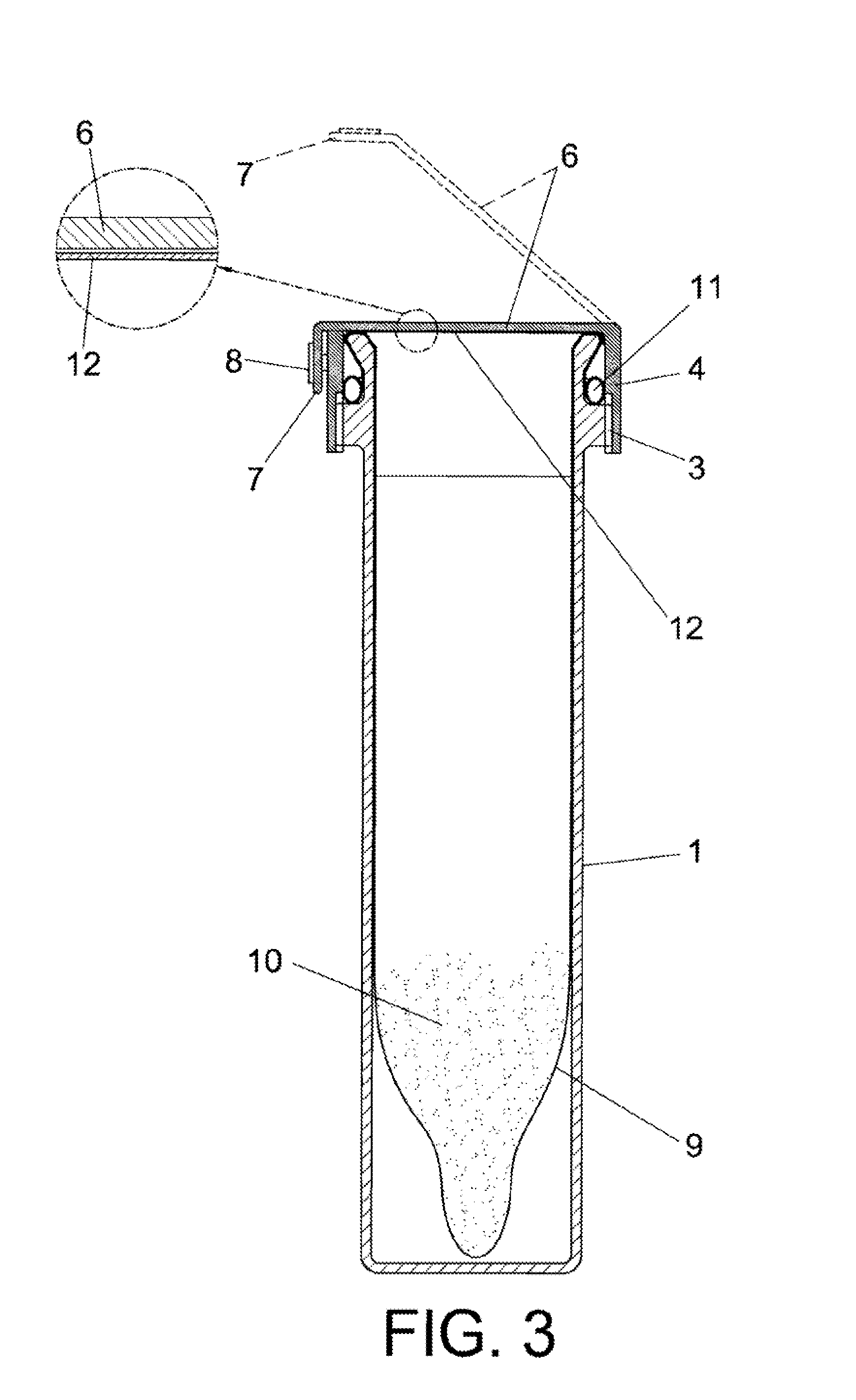 Device for collecting semen samples