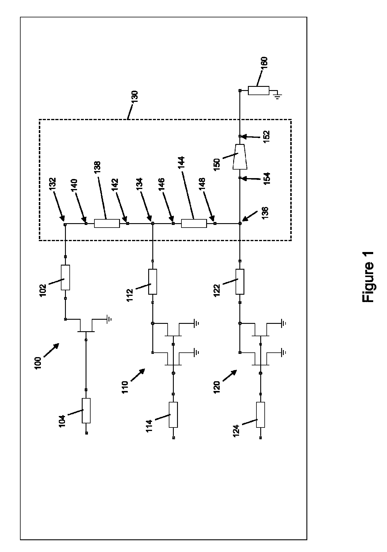 Wideband Doherty amplifier circuit with impedance combiner