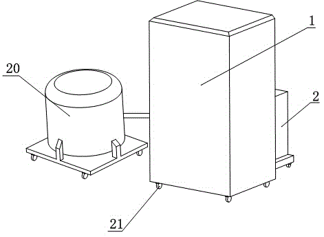 High-efficiency tritium removal purification device and tritium removal method thereof