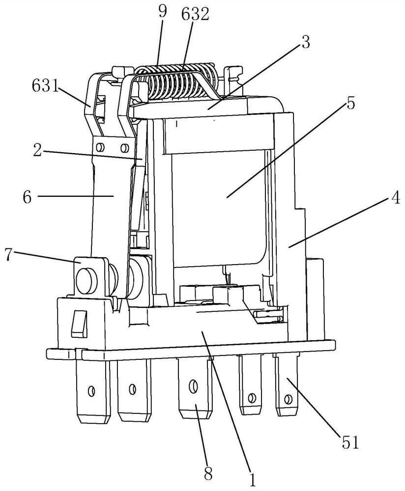 Long-durability movable spring and electromagnetic relay