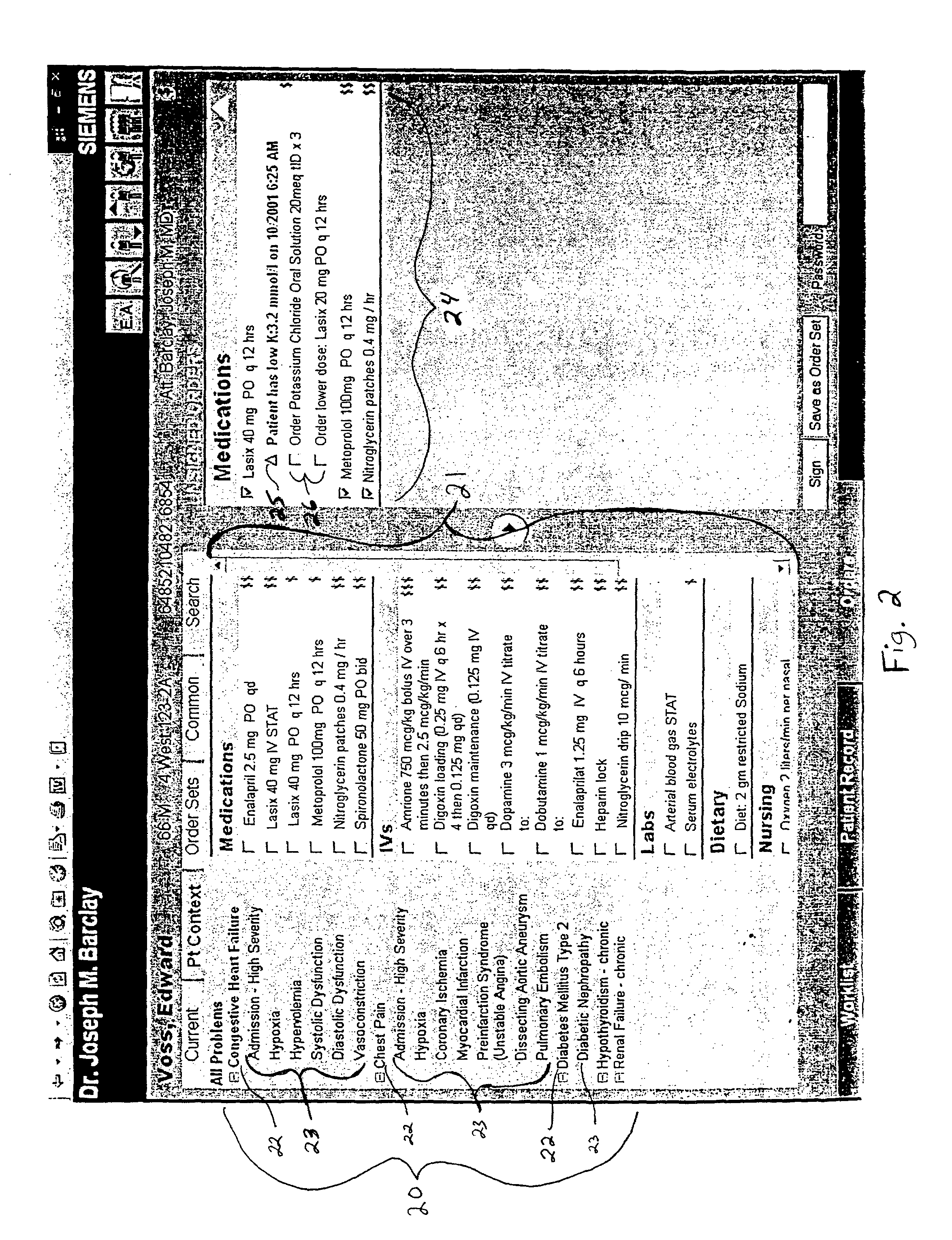 System and method for ordering patient specific healthcare services