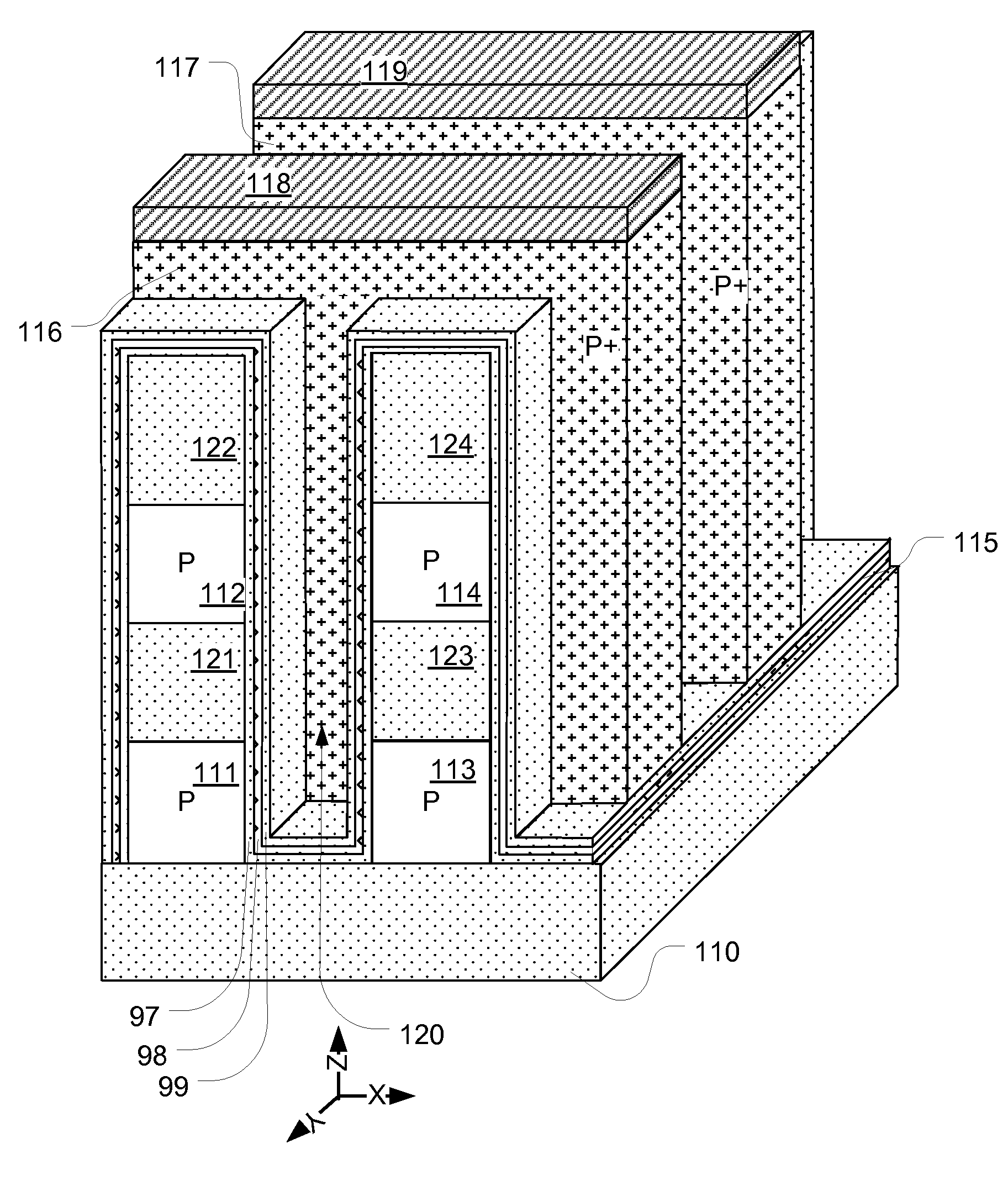 Memory Architecture of 3D Array With Diode in Memory String