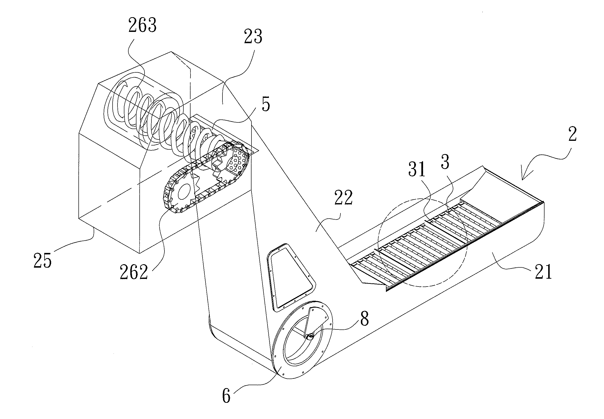 Rolling Chip Conveyor