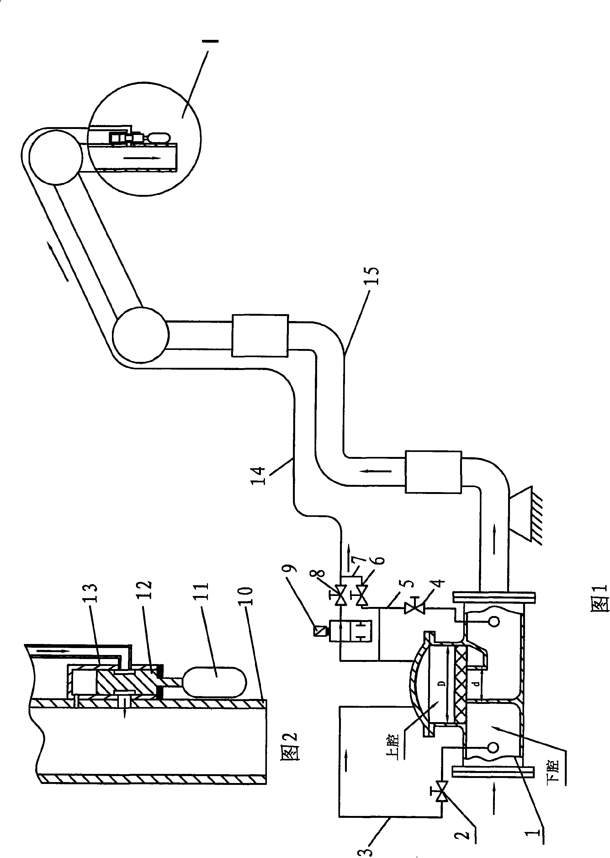 Filling pipe with anti-overflow system