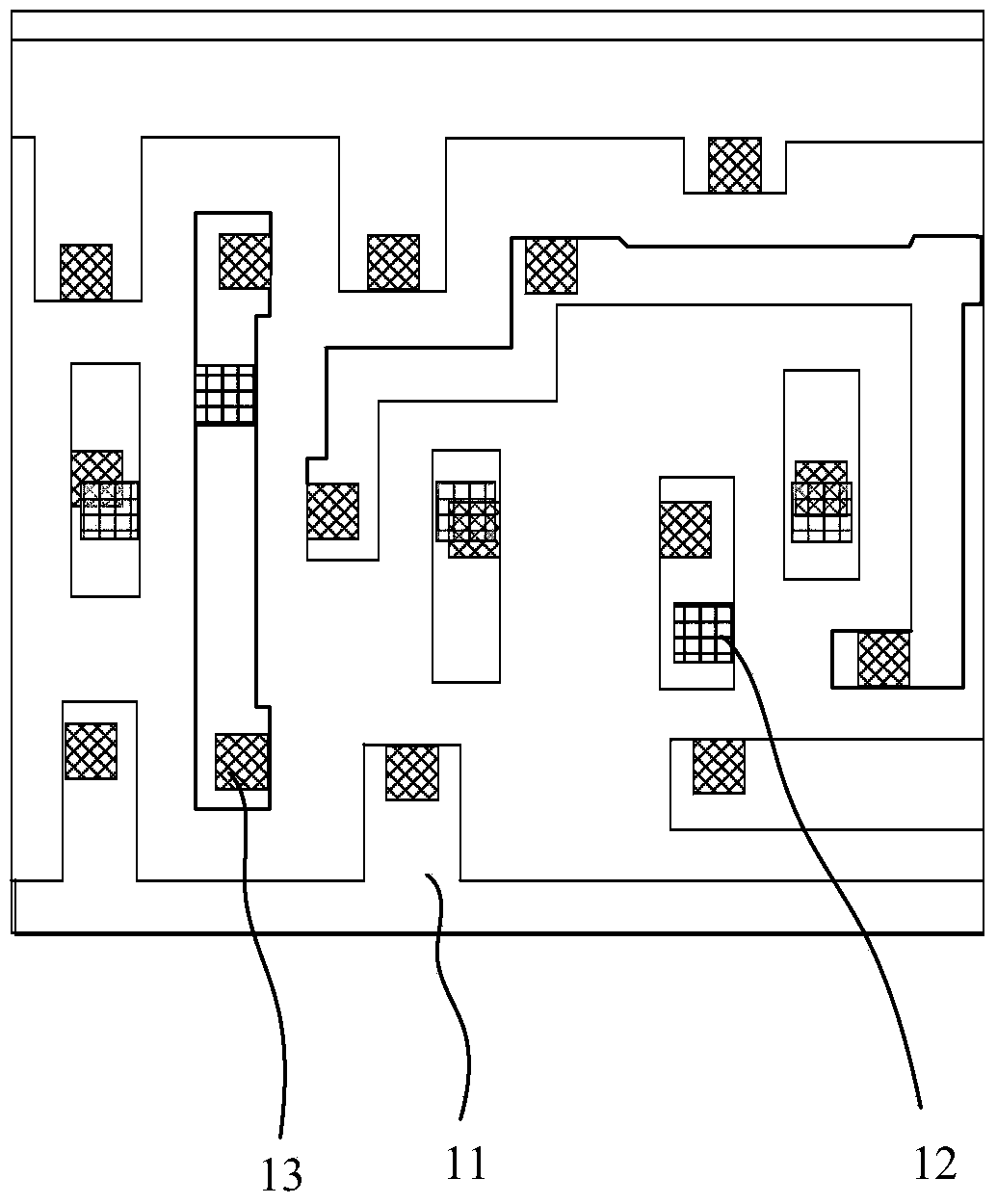 Layout design photoetching technology friendliness detection method based on regular figure filtering