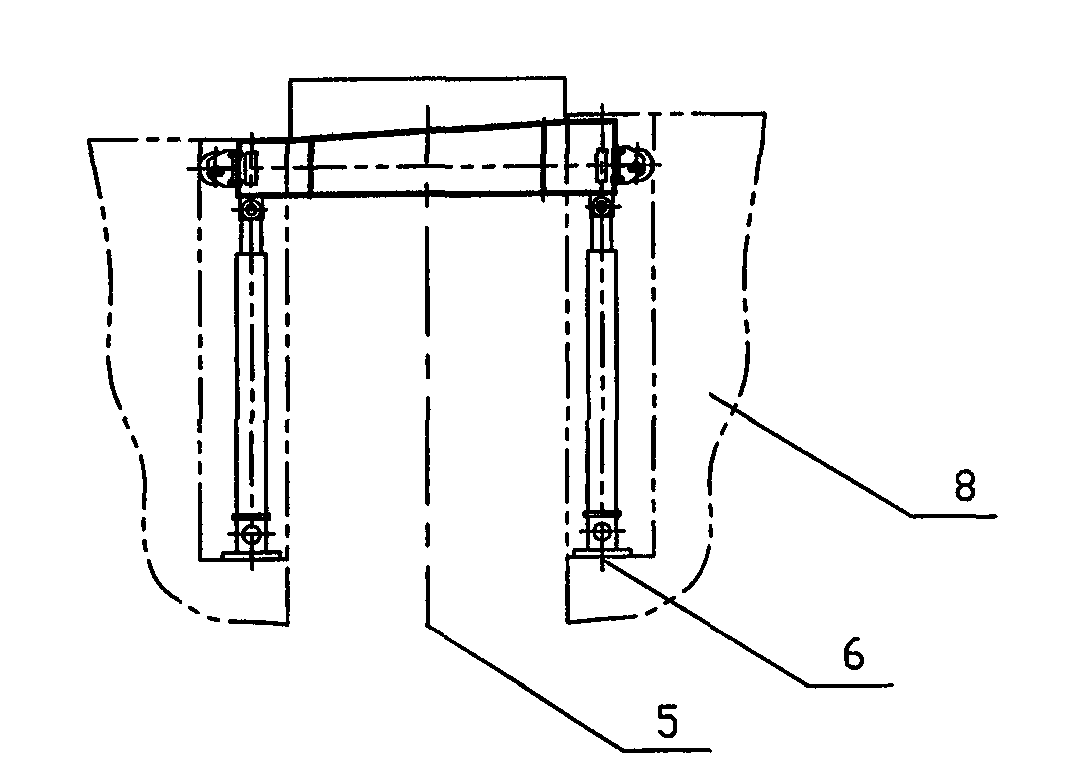 Hydraulic trash remover for bottom grid diversion dam of power station