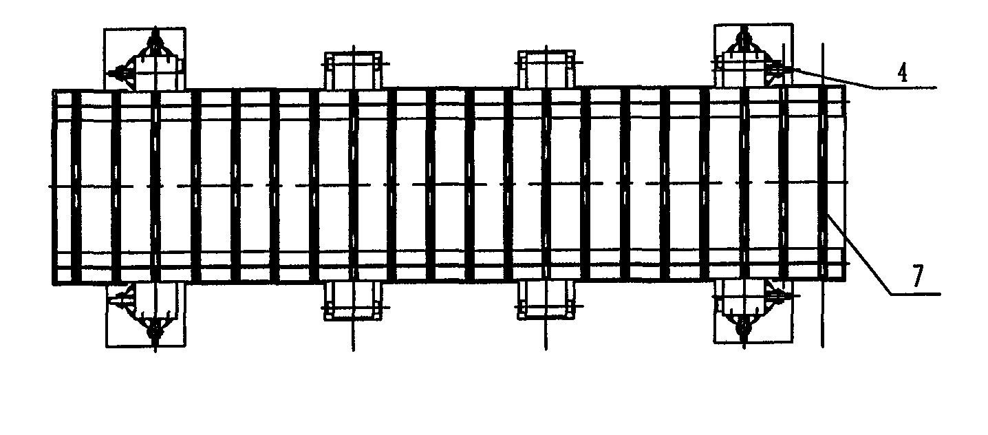 Hydraulic trash remover for bottom grid diversion dam of power station