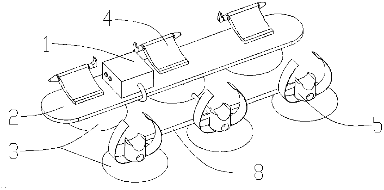 Intelligent multi-bicycle version vehicle-mounted frame