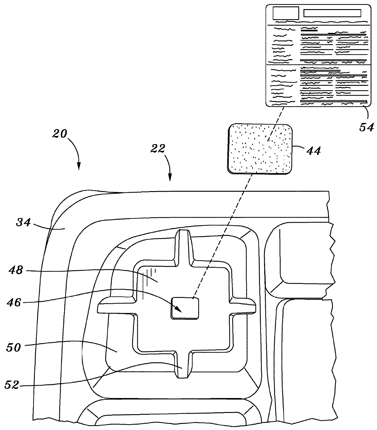 Hermetically sealed packaging for fresh foodstuffs