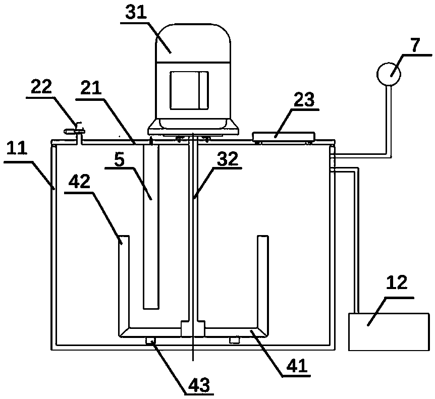 Vacuum preparing device and application method