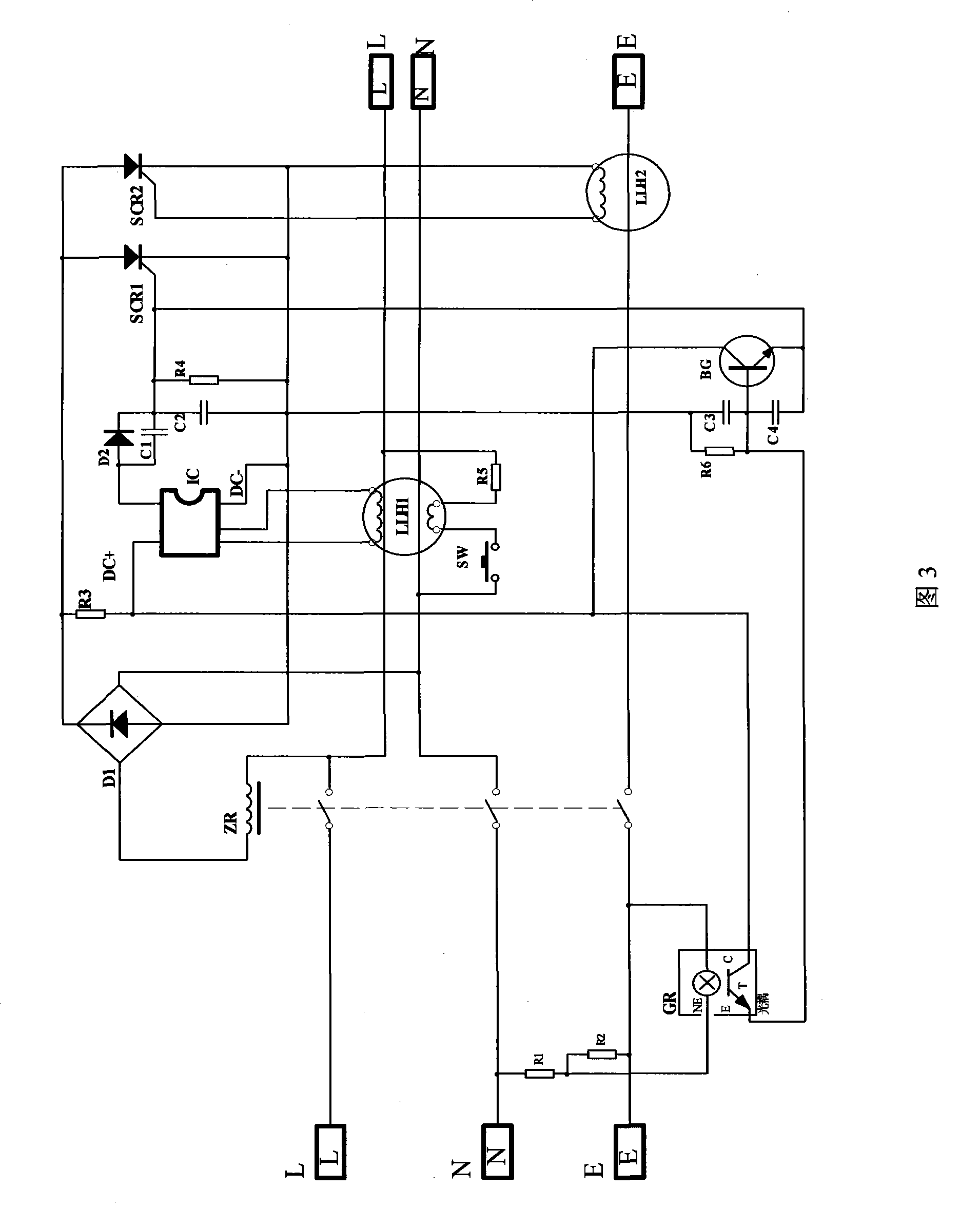 All-purpose leakage protection plug for ground wire live trip