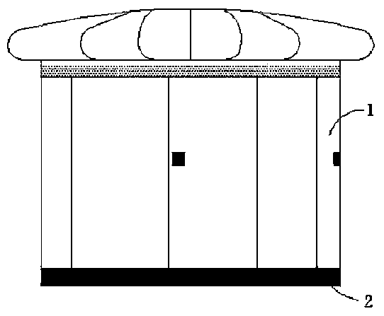 Efficient energy-saving elliptical box-type substation complete equipment