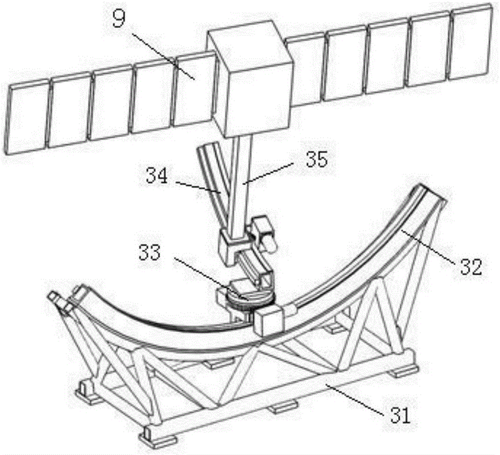 Integrated testing system for dynamic characteristics of visible light scattering and laser scattering of space target