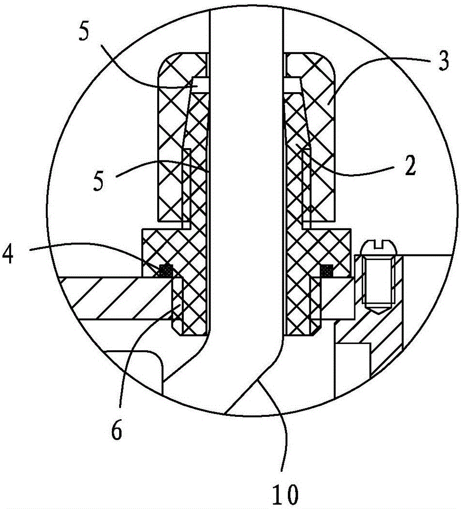 Waterproof sealing device for motor casing outlet