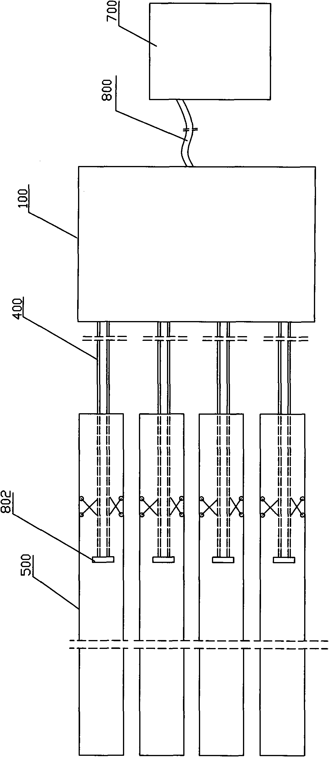 Paint spraying machine for inner wall of steel pipe