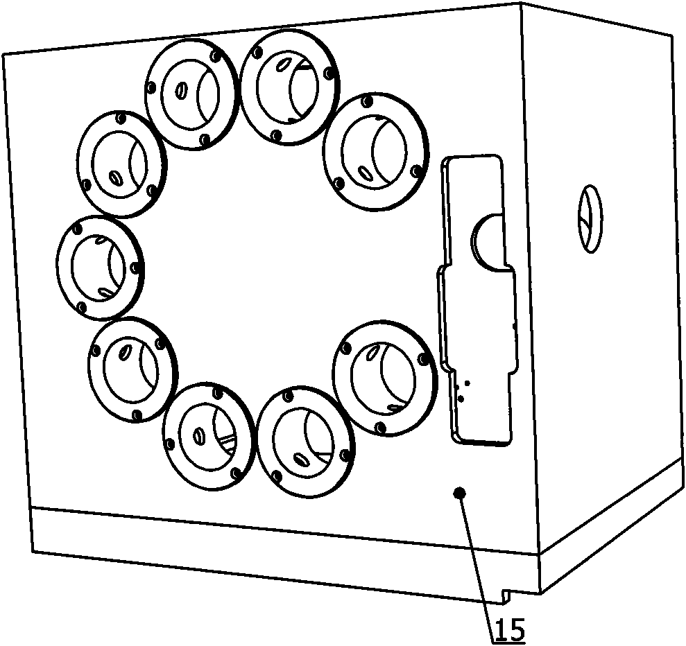 Fixed type combined light source of spectrograph