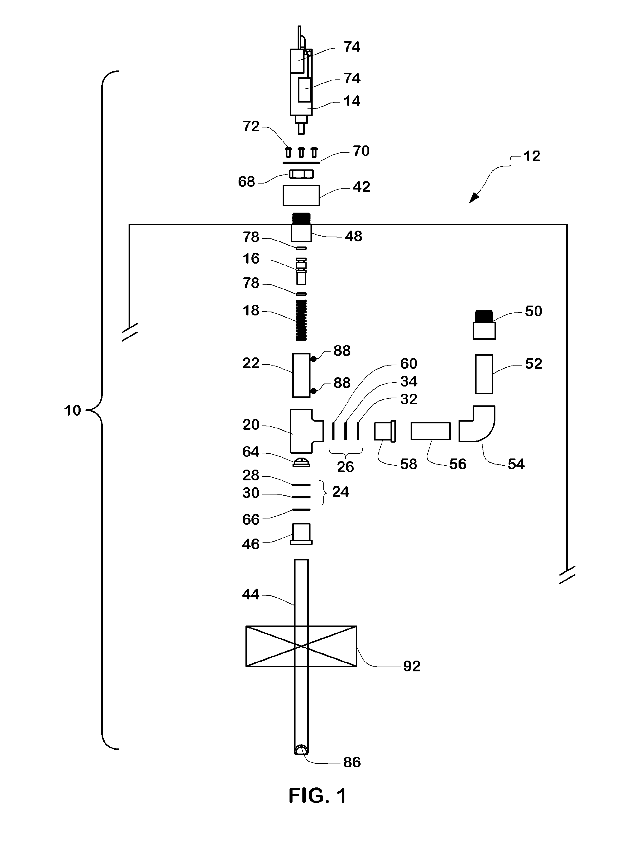 Disposable low-cost pump in a container for liquid color dispensing