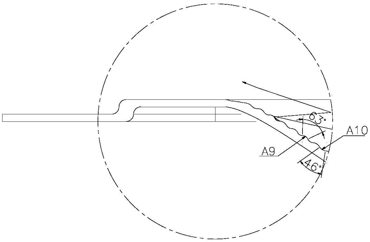 Low-glare LED floodlight with uniform light-emitting function