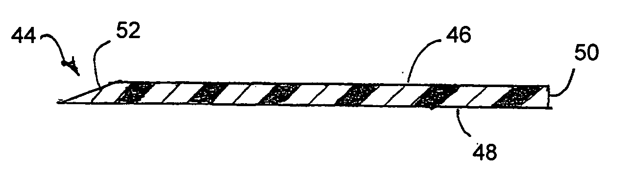 Method and apparatus for forming sheet material and sheet material formed thereby