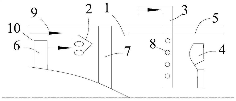 Afterburner structure based on self-excitation sweeping oscillation fuel nozzle