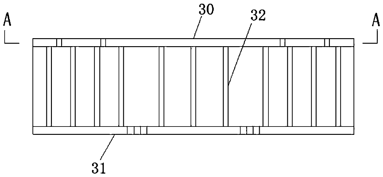 Test piece loading test device