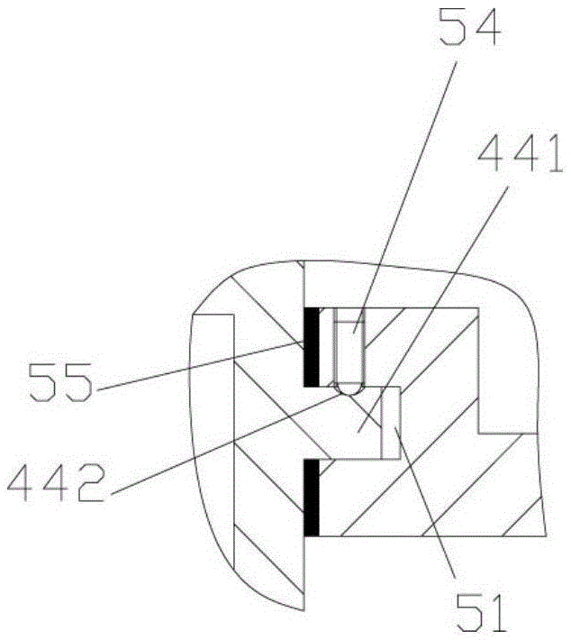 Cloth rolling mill with water liquid collecting device